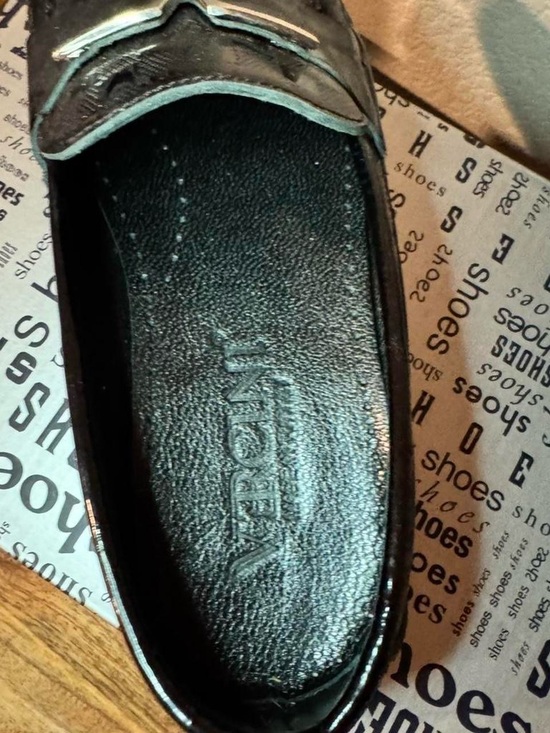 Men\'s Black Slip-On Loafers with Silver Accent main image 4